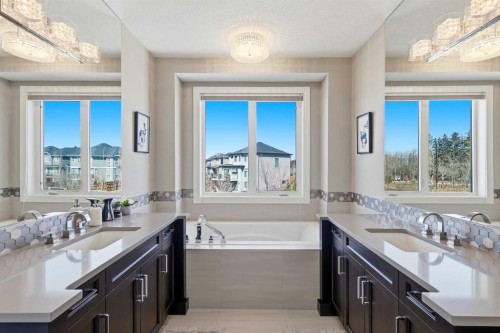 75 Aspen Summit Court Sw, Calgary, AB - Indoor Photo Showing Bathroom