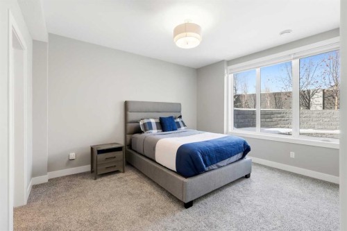 75 Aspen Summit Court Sw, Calgary, AB - Indoor Photo Showing Bedroom