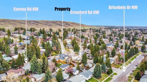 5107 Carney Road Nw, Calgary, AB - Outdoor With View
