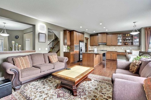 39 Skyview Shores Rise Ne, Calgary, AB - Indoor Photo Showing Living Room