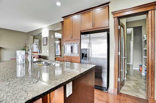 39 Skyview Shores Rise Ne, Calgary, AB - Indoor Photo Showing Kitchen With Double Sink With Upgraded Kitchen