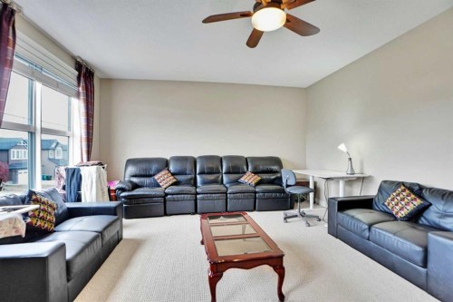39 Skyview Shores Rise Ne, Calgary, AB - Indoor Photo Showing Living Room