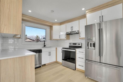 20 Templehill Crescent Ne, Calgary, AB - Indoor Photo Showing Kitchen With Upgraded Kitchen