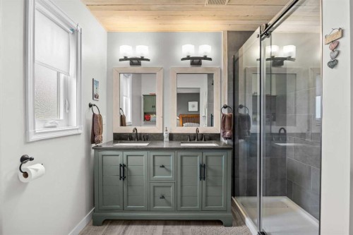 64 Arbour Ridge Way Nw, Calgary, AB - Indoor Photo Showing Bathroom