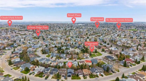 64 Arbour Ridge Way Nw, Calgary, AB - Outdoor With View