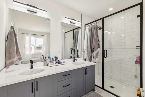 12 Copperhead Garden Se, Calgary, AB - Indoor Photo Showing Bathroom