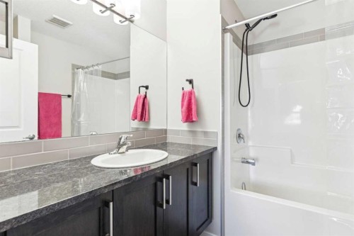 116 Seton Passage Se, Calgary, AB - Indoor Photo Showing Bathroom