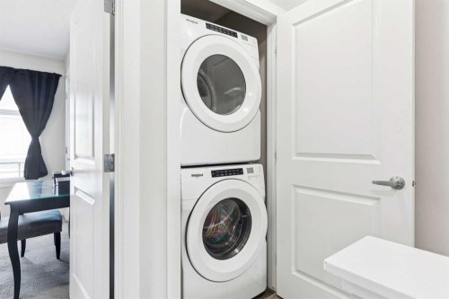 116 Seton Passage Se, Calgary, AB - Indoor Photo Showing Laundry Room