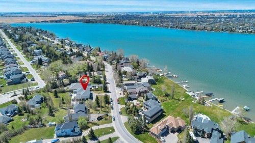 712 East Chestermere Drive, Chestermere, AB - Outdoor With Body Of Water With View