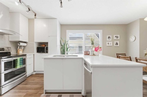 159 Mckenzie Towne Gate Se, Calgary, AB - Indoor Photo Showing Kitchen With Double Sink
