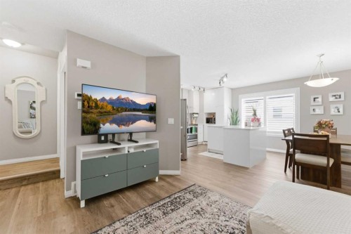 159 Mckenzie Towne Gate Se, Calgary, AB - Indoor Photo Showing Living Room
