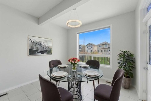42 Skyview Point Rise Ne, Calgary, AB - Indoor Photo Showing Dining Room
