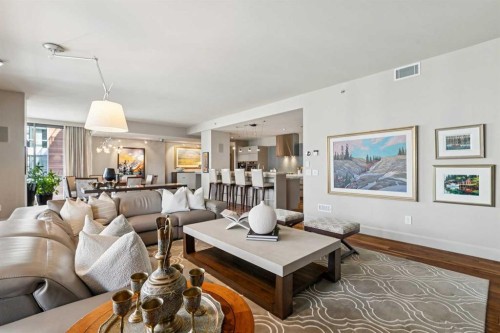 1601-108 9 Avenue Sw, Calgary, AB - Indoor Photo Showing Living Room