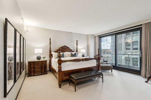 1601-108 9 Avenue Sw, Calgary, AB - Indoor Photo Showing Bedroom