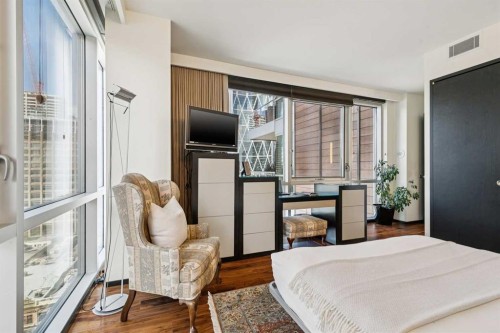 1601-108 9 Avenue Sw, Calgary, AB - Indoor Photo Showing Bedroom