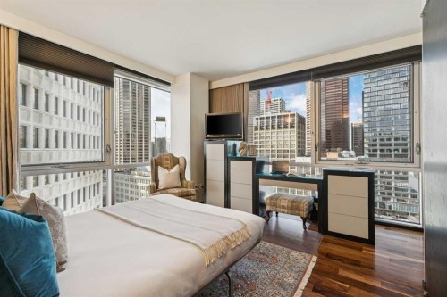 1601-108 9 Avenue Sw, Calgary, AB - Indoor Photo Showing Bedroom