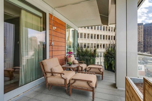 1601-108 9 Avenue Sw, Calgary, AB - Outdoor With Deck Patio Veranda With Exterior