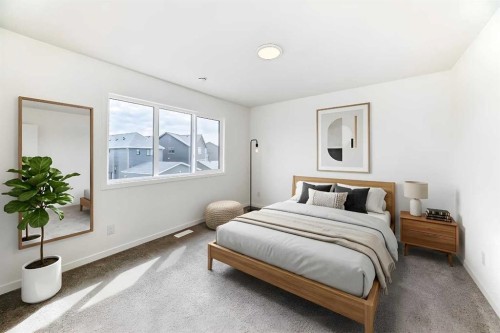 36 Mercado Road Se, Calgary, AB - Indoor Photo Showing Bedroom