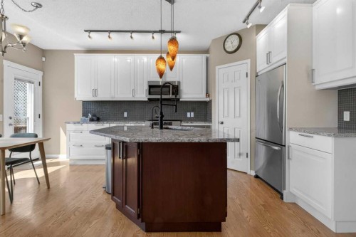 20 Riverwood Crescent Se, Calgary, AB - Indoor Photo Showing Kitchen With Stainless Steel Kitchen With Upgraded Kitchen