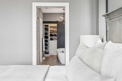 220 Precedence View, Cochrane, AB - Indoor Photo Showing Bedroom