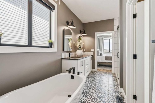 220 Precedence View, Cochrane, AB - Indoor Photo Showing Bathroom