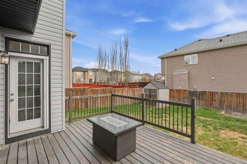 121 Copperstone Close Se, Calgary, AB - Outdoor With Deck Patio Veranda With Exterior