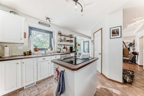 292 Waterstone Crescent Se, Airdrie, AB - Indoor Photo Showing Kitchen With Double Sink
