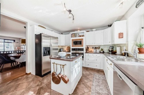 292 Waterstone Crescent Se, Airdrie, AB - Indoor Photo Showing Kitchen With Double Sink