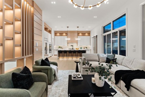 1328 7A Street Nw, Calgary, AB - Indoor Photo Showing Living Room