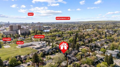 1328 7A Street Nw, Calgary, AB - Outdoor With View
