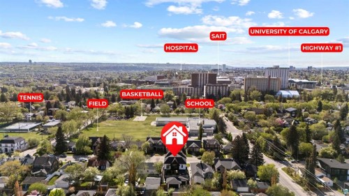 1328 7A Street Nw, Calgary, AB - Outdoor With View