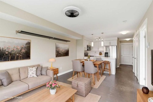 7410-302 Skyview Ranch Drive Ne, Calgary, AB - Indoor Photo Showing Living Room