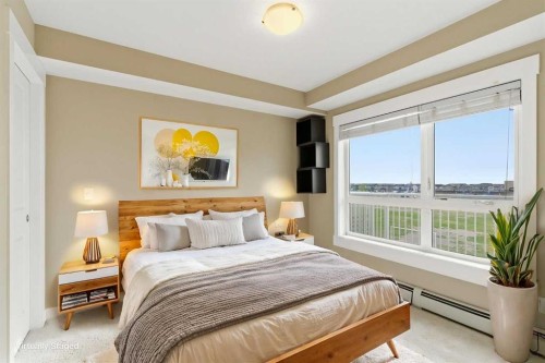 7410-302 Skyview Ranch Drive Ne, Calgary, AB - Indoor Photo Showing Bedroom
