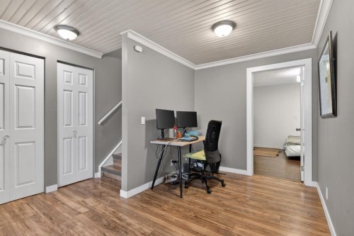 57 Bridlewood Manor Sw, Calgary, AB - Indoor Photo Showing Office