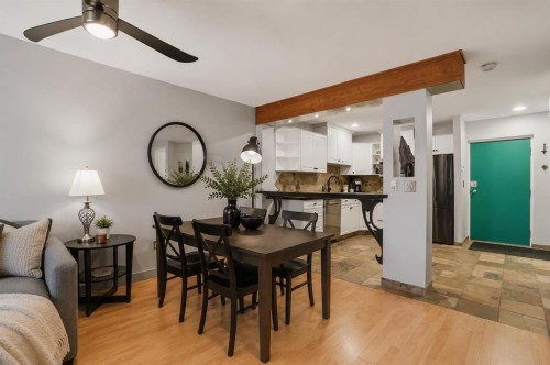1-1821 17A Street Sw, Calgary, AB - Indoor Photo Showing Dining Room