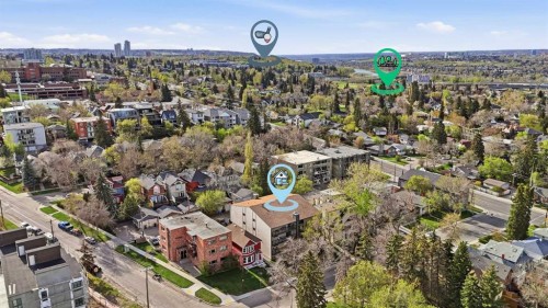 1-1821 17A Street Sw, Calgary, AB - Outdoor With View