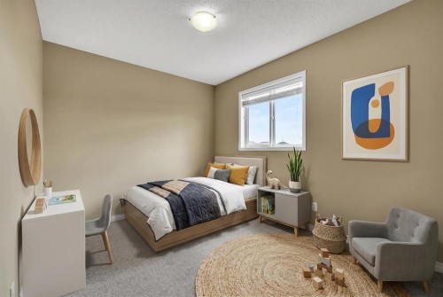 247 Evermeadow Avenue Sw, Calgary, AB - Indoor Photo Showing Bedroom
