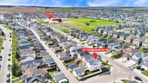 247 Evermeadow Avenue Sw, Calgary, AB - Outdoor With View