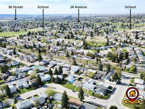 5104 Marshall Road Ne, Calgary, AB - Outdoor With View