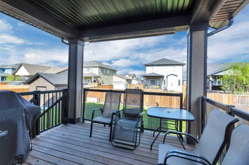 11 Vireo Avenue, Olds, AB - Outdoor With Deck Patio Veranda With Exterior