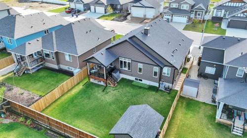 11 Vireo Avenue, Olds, AB - Outdoor With Deck Patio Veranda