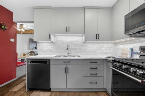 23 Bermuda Place Nw, Calgary, AB - Indoor Photo Showing Kitchen With Upgraded Kitchen