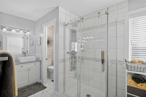 176 Chapalina Heights Se, Calgary, AB - Indoor Photo Showing Bathroom