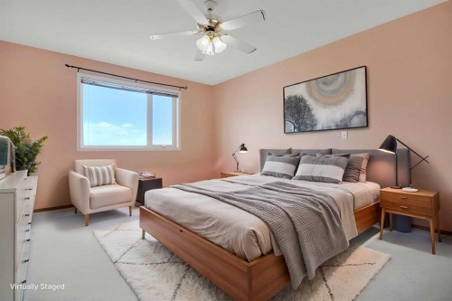 78 Hamptons Link Nw, Calgary, AB - Indoor Photo Showing Bedroom