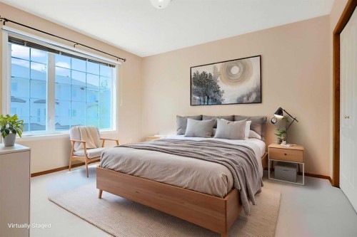 78 Hamptons Link Nw, Calgary, AB - Indoor Photo Showing Bedroom