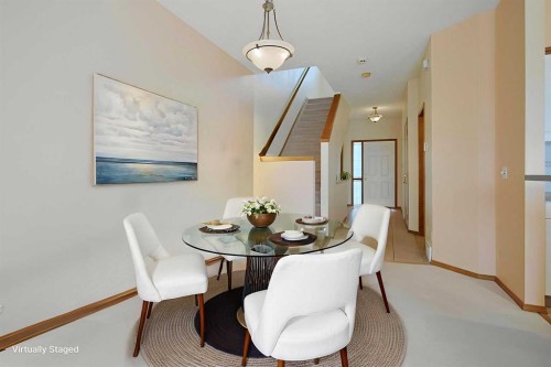 78 Hamptons Link Nw, Calgary, AB - Indoor Photo Showing Dining Room