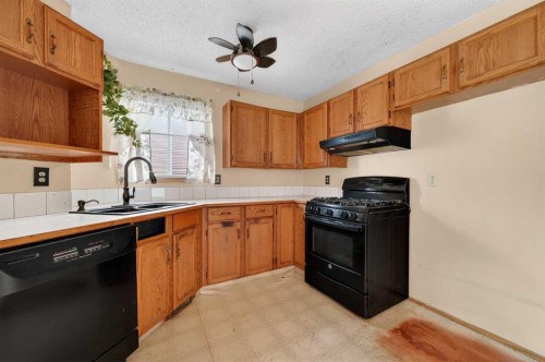 18 Falmere Way Ne, Calgary, AB - Indoor Photo Showing Kitchen With Double Sink