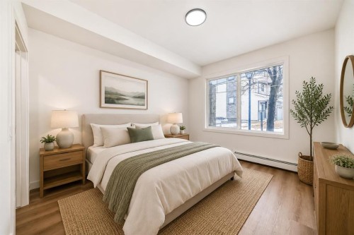101-22 Panatella Road Nw, Calgary, AB - Indoor Photo Showing Bedroom