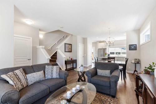 1334 Walden Drive Se, Calgary, AB - Indoor Photo Showing Living Room