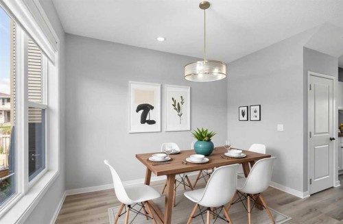 109 Dawson Drive, Chestermere, AB - Indoor Photo Showing Dining Room